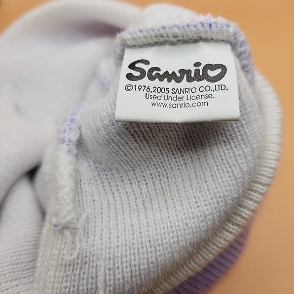 Vintage 2005 Hello Kitty Hat Lavendar Glove Set for Girls - Picture 5 of 5